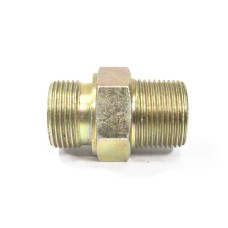 MS Double Nipple Hydraulic Hex Adapter Connector Male NPT X BSP